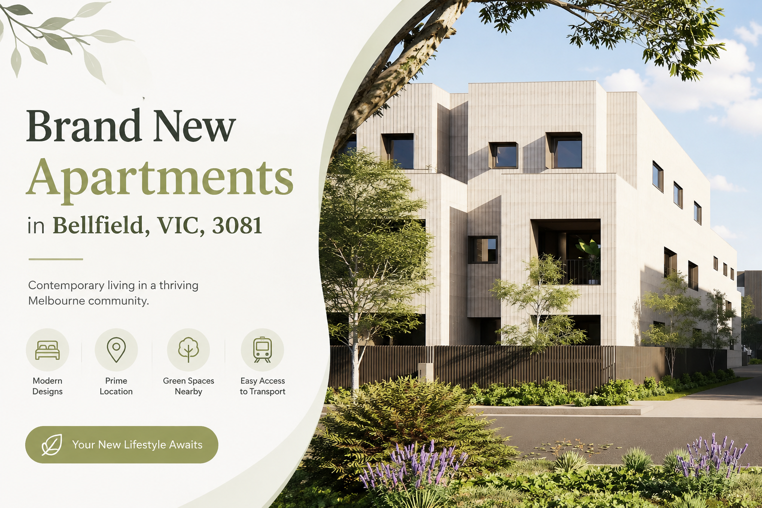New Apartments in Bellfield, VIC, 3081