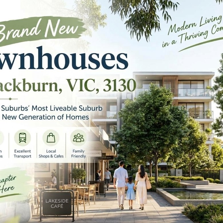 Brand New Townhouses in Blackburn, VIC, 3130: The Eastern Suburbs’ Most Liveable Suburb Welcomes a New Generation of Homes